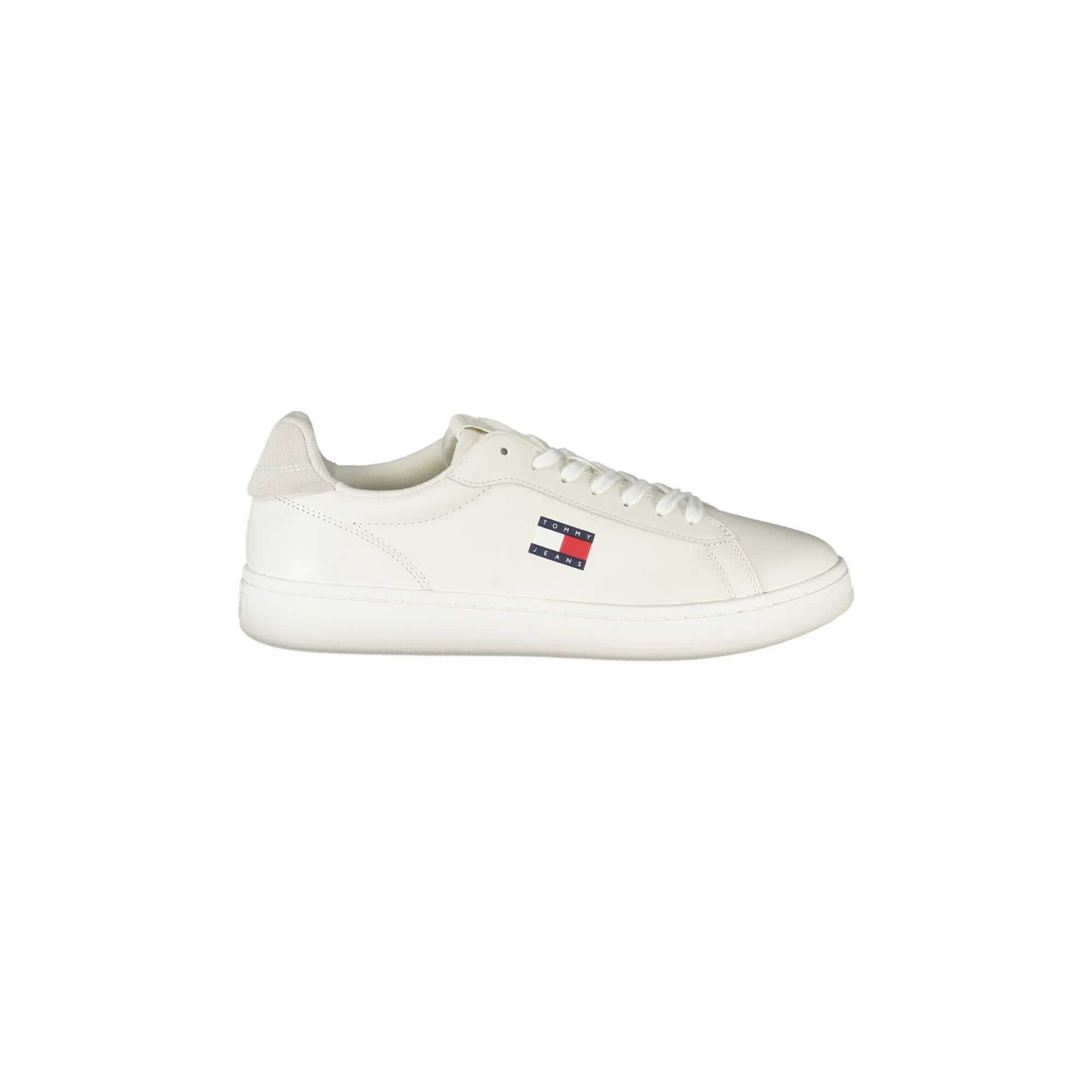 TOMMY HILFIGER Calzatura Sportiva Uomo Bianca con Lacci Sneakers Bianco - foto prodotto